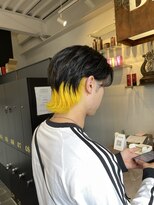 ディスコヘアー(DISCO HAIR)&nbsp;インナーカラー・イエロー♪