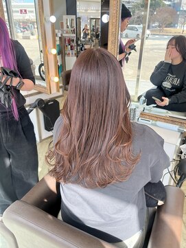 コワファースト 大分(COIFF1RST) ブリーチなし！ミルクティーベージュカラー