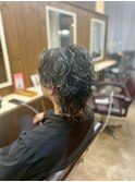 ハイライト×パーマ
