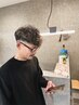 【男性限定】メンズカット+ハイライトorメッシュ+フルカラー　￥12000～