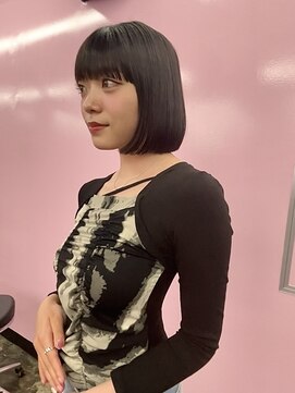 キジ(KIJI) ミニボブ/ブルーブラック