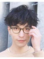 アパレル男子に大人気！メガネに合うマッシュパーマ