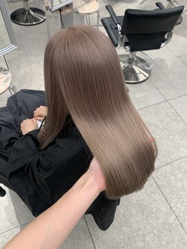 ペレ アネックス 大阪梅田茶屋町店(PELE ANNEX) くびれヘア/アプリコットオレンジ/ハイライトカラー/梅田