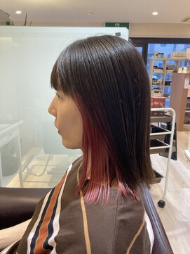 エル バイ ファースト(L by first) 【L by first】インナーカラーピンク