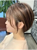 丸み耳かけショート