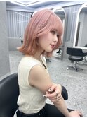 【香月指名☆】ホワイトピンク×ピンクカラー×レイヤー×顔周り