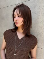 ロンド アンブル 四条烏丸(Lond ambre) 顔まわりに丁寧にいれたレイヤーが一気にお洒落なヘアに格上げ