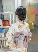 シニヨンヘアアレンジ