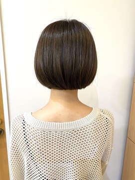 モリオ フロム ロンドン 成増店 【morio成増/一戸】大人可愛いナチュラルボブ前髪なし