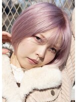 ヘアーサロンアンク(hair salon anc)&nbsp;ダブルカラーホワイトピンク