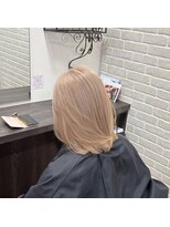 アボックス(abox)&nbsp;ホワイトベージュ/ミルクティー/ケアブリーチ/髪質改善/学割/U24