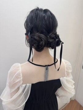 アカネ(Akane) ツインアレンジ お呼ばれヘアセット 20代 30代