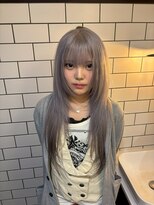 ベレーザ 渋谷(BELEZA)&nbsp;18320シルバーミルクブラウンブロンドセミロングレイヤー
