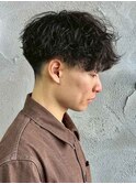 MEN’S HAIR/サーフカール/刈り上げセンターパート/群馬高崎