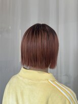 ユウ(Yuu-)&nbsp;艶感オレンジベージュミニボブ