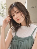 ヘアリゾート粋 トゥジュ 池袋東口店(tujuh) 透明感シアーブラウン/レイヤーカット/顔まわりカット