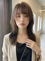 ソレ 森田店(SOLE.) 透明感シアーブラウン/ウルフレイヤーカット
