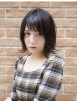 サロンドミルク 原宿(salon de MiLK)&nbsp;【salon de MiLK原宿】セミウェッティボブ×シースルーバング