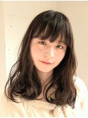 学生限定　ど直毛でもパーマだけでここまで柔らかい質感に出来る