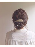 結婚式お呼ばれヘアアレンジ