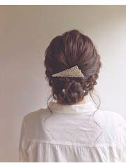 結婚式お呼ばれヘアアレンジ