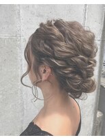代官山★結婚式ルーズヘアセット★ヘアアレンジ☆ギブソンタック