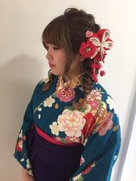 シュエット(Chouette)&nbsp;ツイン編み込みおさげ〈袴スタイル〉