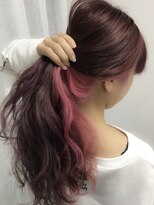 ルノン シェリー(LUNON cheliy)&nbsp;【LUNON cheliy】フェミニンピンク×インナーカラー