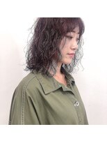 ガーランドウメダ(Garland umeda)&nbsp;ふあふあパーマ×チェリーピンク