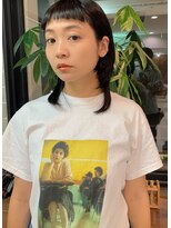 ドーター(daughter)&nbsp;【daughter 尾花】オン眉黒髪スタイル