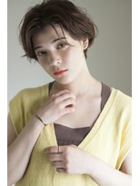 サク(Sac.)&nbsp;Sac.栃木優佑　似合わせカット　ショートボブ　透明感カラー