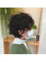 アクセヘアー 町田(acce hair)&nbsp;マッシュショートの無造作パーマ