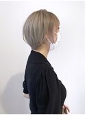 透明感抜群ミルクラテショートボブ【吉祥寺】【イルミナカラー】