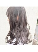 ブリーチなしカラー　透明感　グレージュ　ラベンダーアッシュ