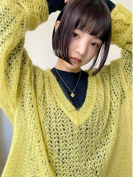 ノットバイベル 大宮(knot by belle) まとまる『切りっぱなしボブ』　大宮