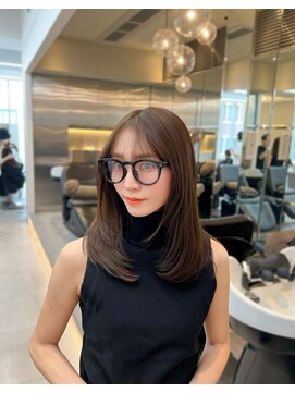 フィル 横浜(fil) まろひしがた_大人ガーリーダークアッシュ似合わせカット