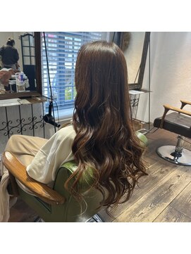 ロア(Loah) スーパーロングの波ウェーブ/グレーベージュ/グレージュカラー