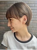 30代40代50代　大人女性/前髪ありショートボブ/ショートヘア