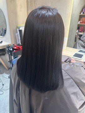 ヘアーソート(hair sort) 酸性縮毛矯正でダメージレスヘア( *´艸｀)