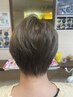 【人気Ｎｏ１☆白髪染めもＯＫ！】　カット+オーガニックカラー　￥8300