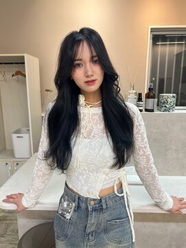 アスラン(ASLAN) 【aslan】レイヤースタイル/フェイスレイヤー/ネイビーカラー