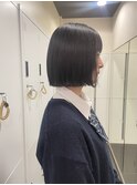 切りっぱなしボブ