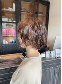 ショートボブパーマ