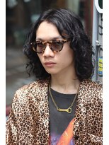 ブークル(boucle) ロングスパイラルパーマ　メンズロングヘア