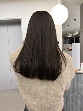 ローレンアオ(LOREN AO) 黒髪/ボブルフ/ネビージュ/小顔/ワンレン/矢場町/髪質改善/前髪