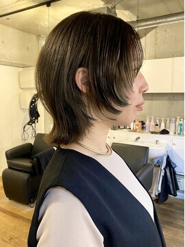 ハイジア(hygea) カーキアッシュ☆ミントカラー☆マッシュウルフ☆ウルフレイヤー