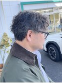 大人センターパートツイストスパイラルショート