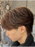 フェザーパーマ/フェザーショート/ニュアンスパーマ/メンズ