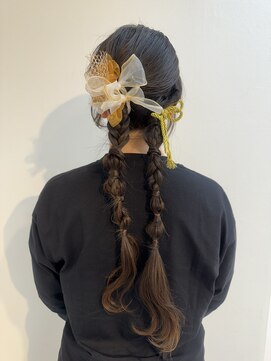 ラボヌールヘアーパルフェ 大宮西口店(La Bonheur hair parfait) ヘアアレンジ/ツイン/編みおろし