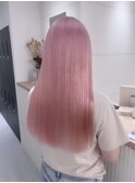 イメチェン/ホワイトブロンド/外ハネボブ/ワイドバング/渋谷